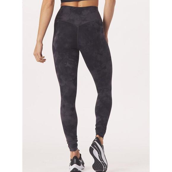 Glyder Sultry Tie Dye Leggings Black High Waisted Size XL - Picture 2 of 6